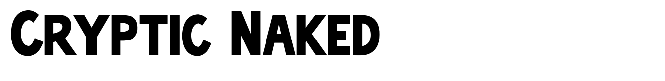 Cryptic Naked